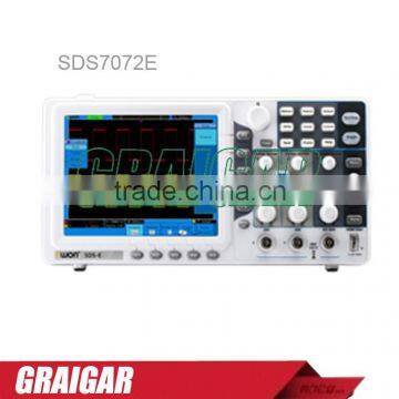 OWON SDS7072E Portable Digital Oscilloscope,Channel 2+1 (external) Bandwidth 70MHz Sample Rate 1GS/s 8 inch high def TFT display