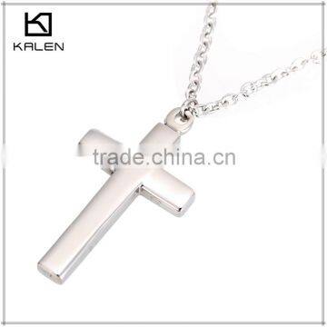 Fashion Gift Silver Crucifix Cross Stainless Steel Pendant Necklaces trends 2016 jewelry