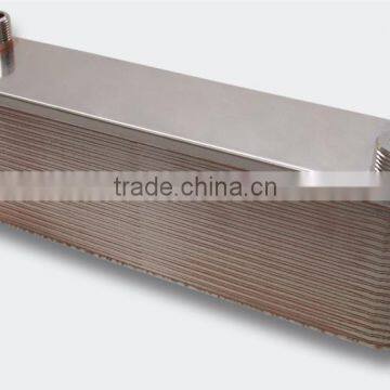 Brazed titanium plate heat exchanger for refrigeration system B3110