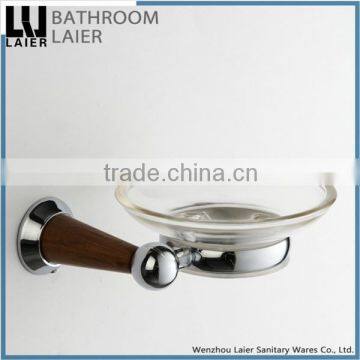 Elegant Zinc Alloy Chrome Finishing Bathroom Accessories Wall Mounted Soap Dish holder