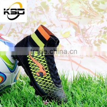 2016New style outdoor awn boots football for kids with comfortable soccer shoes