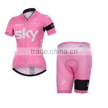 hot sale racing sport short jersey bike uniform set women cycling clothing