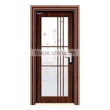 White PVC with glass door