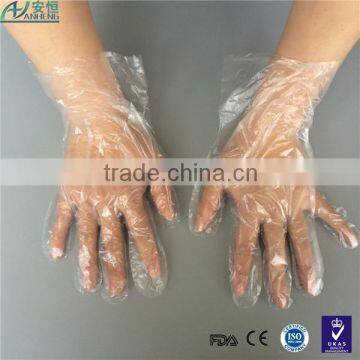 Cheap disposable PE gloves in 100% new material