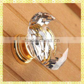 Wholesael Cheap Diamond Clear Crystal Door Knobs For Kitchen Decoration