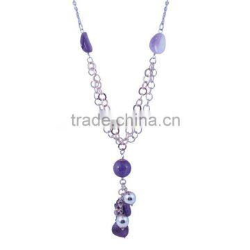New Style Natural Amethyst Necklace