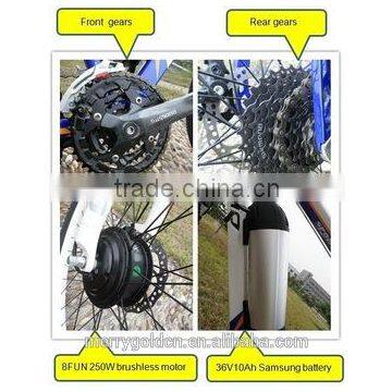 Front Drive Brushless Bafang Motor 36v 10ah Lithlum Battery Electric Bike photo-6