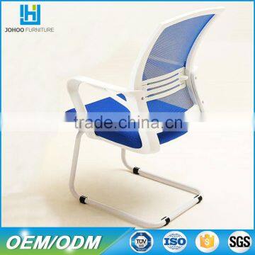 General Use Office Chairs China Manufacturer Mid Back Mesh Office Visitor Chair without Wheels