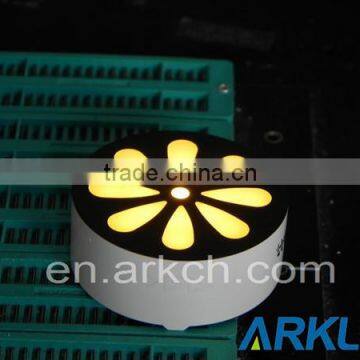 Circular customized led display used in car components