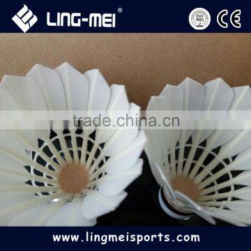 excellent quality Chinese cigu duck feather shuttlecock as YONO badminton
