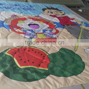 3D digita transfer print 100% cotton bedding set for Kids & Adults