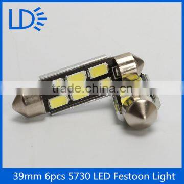 39mm 5730smd 6 leds Canbus Led Auto Festoon Dome Light