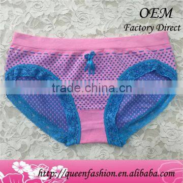 Ladies new arrival mature bowknot panties sexy lace underwear