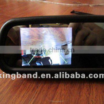 Latest car rear view backup reversing camera ccd for car for cars in 3.0/3.5inch of compass/temperature for your car