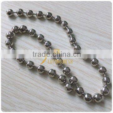 Silver Faceted Ball Chain Curtain photo-4