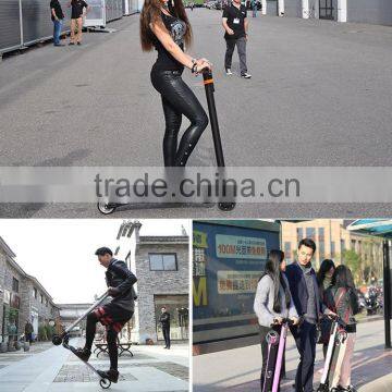 Carbon Fiber Folding Electric Scooter With 5 Inch Solid Tires for Adult photo-3