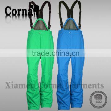 Casual sports ski pants straight trousers multi colors tourism elastic belt trousers pants designs for men