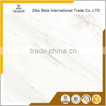 High Quality White Glazed Polished Porcelain Tile photo-4
