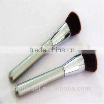 Copper ferrule flat makeup brush,high quality single makeup brush