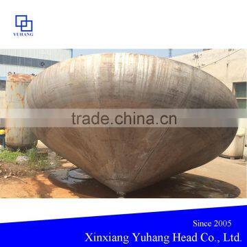 stainless steel conical head for the chemical industry equipments