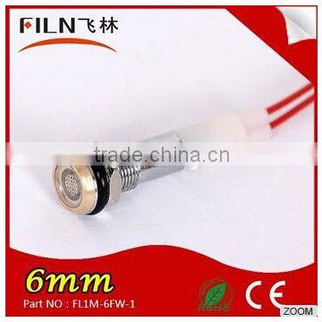 Filn 6mm 12v Argon Lamp Bulb Metal Laser Stage Light LED Indicator Light With Wire