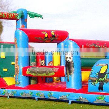Hot sale inflatable obstacle course/inflatable sport game for adult