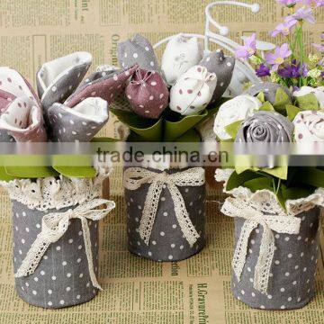 Handmade Fragrance Home Flower Decoration Filled With Activated Bamcoo Charcoal photo-6