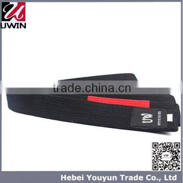 UWIN China supplier 100% cotton Courful custom martial arts belts taekwondo belts