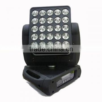 DMX512 25PCS 12W RGBW LED Moving Head Matrix Blinder