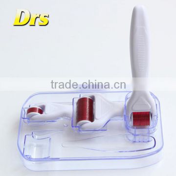 Newest ! Korea 4 in 1 derma roller 300/720/1200 needles stainless micro needle therapy derma roller/ dermaroller