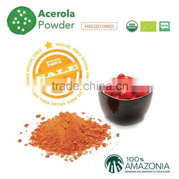 Organic Acerola (Malpighia Glabra) Powder [Available for immediate shipment to Europe]