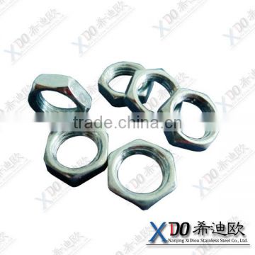 nickle200/201China factory production stainless steel hex thin nut