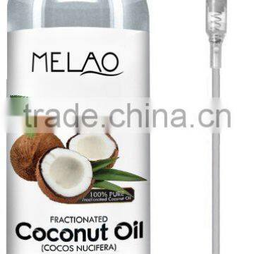 MELAO Fractionated Coconut Oil, 16 Oz