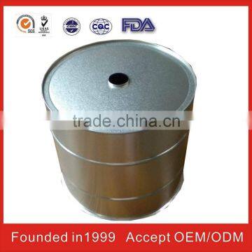 china round tin cans wholesale with chemical round tin