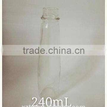 240ml chilli sauce empty glass bottle