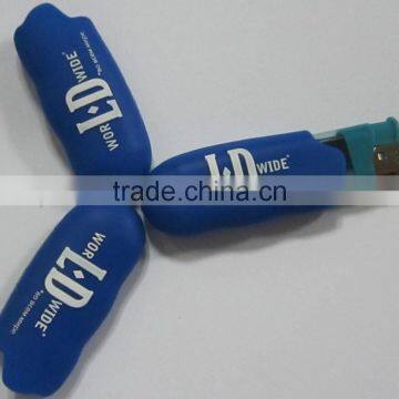 Injection Embossed Logo Silicone Lighter Holder