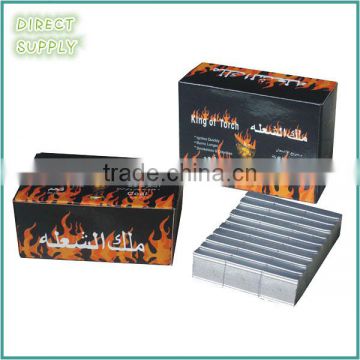 ignite bamboo 60pcs silver hookah stick charcoal