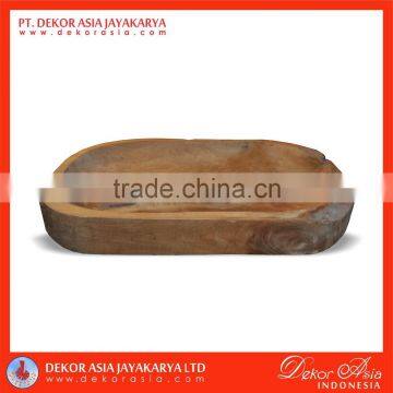 OVAL TRAY - WOODEN BOWLS