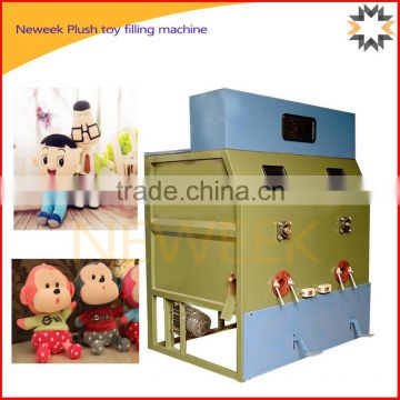 Neweek double foot steps pillow plush toy filling machine