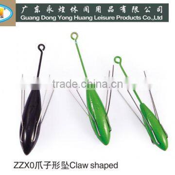 Breakaway sinker claw lead weight