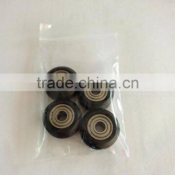 Plastic Rubber Coated Wheel Bearing V-nut Laufrollen 6x24x10 photo-6