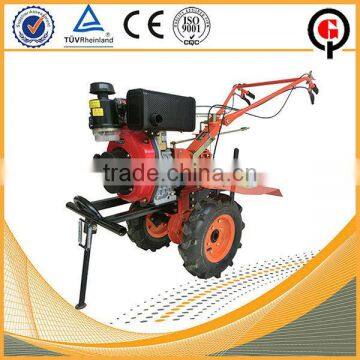 Mini garden tractor rotavator diesel power and gear drive