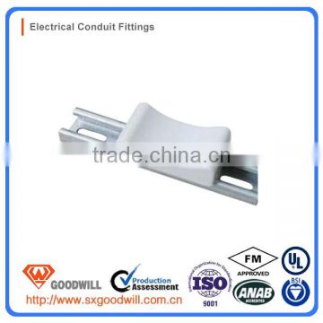 porcelain channel saddle for strut channel