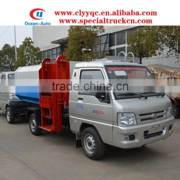 Foton mini bin lifter garbage truck