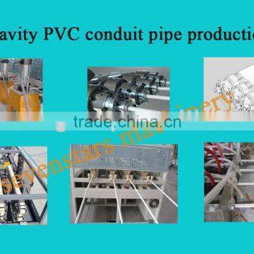 PVC electric conduit making machine