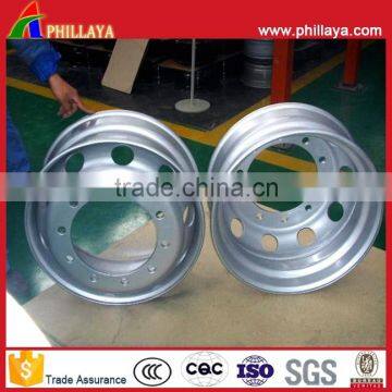 Steel Wheel Rim/Alloy Semi Trailer Rim With Size Optional