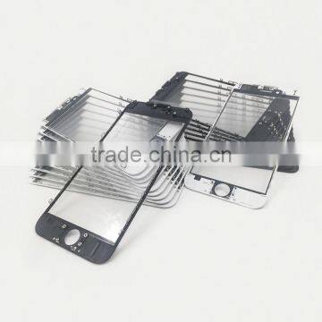 For IPhone Black White Orginal Panel Glass + Bezel Frame Cold Press +oca Assembly LCD Repair OCA Machines photo-3