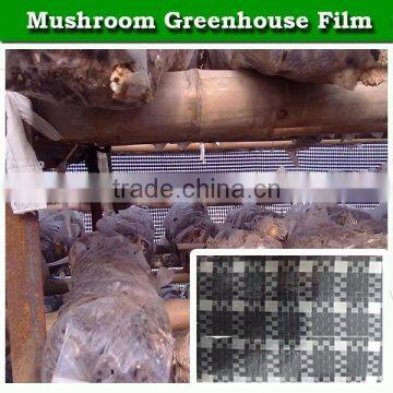 Checkered plastic mushroom shed film for shade crops growing