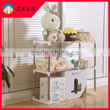 Scalable 2 Tier Kitchen Microwave Oven Storage Hanger Rack photo-3