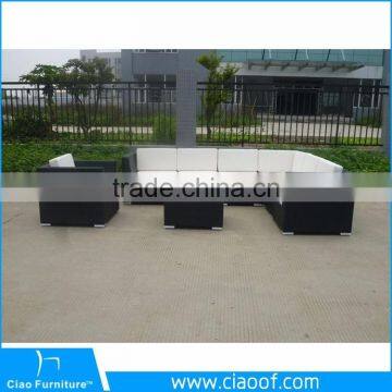 Synthetic Elegant Rattan Furniture Sectional Outdoor Garden Wicker Sofa (2036) photo-3